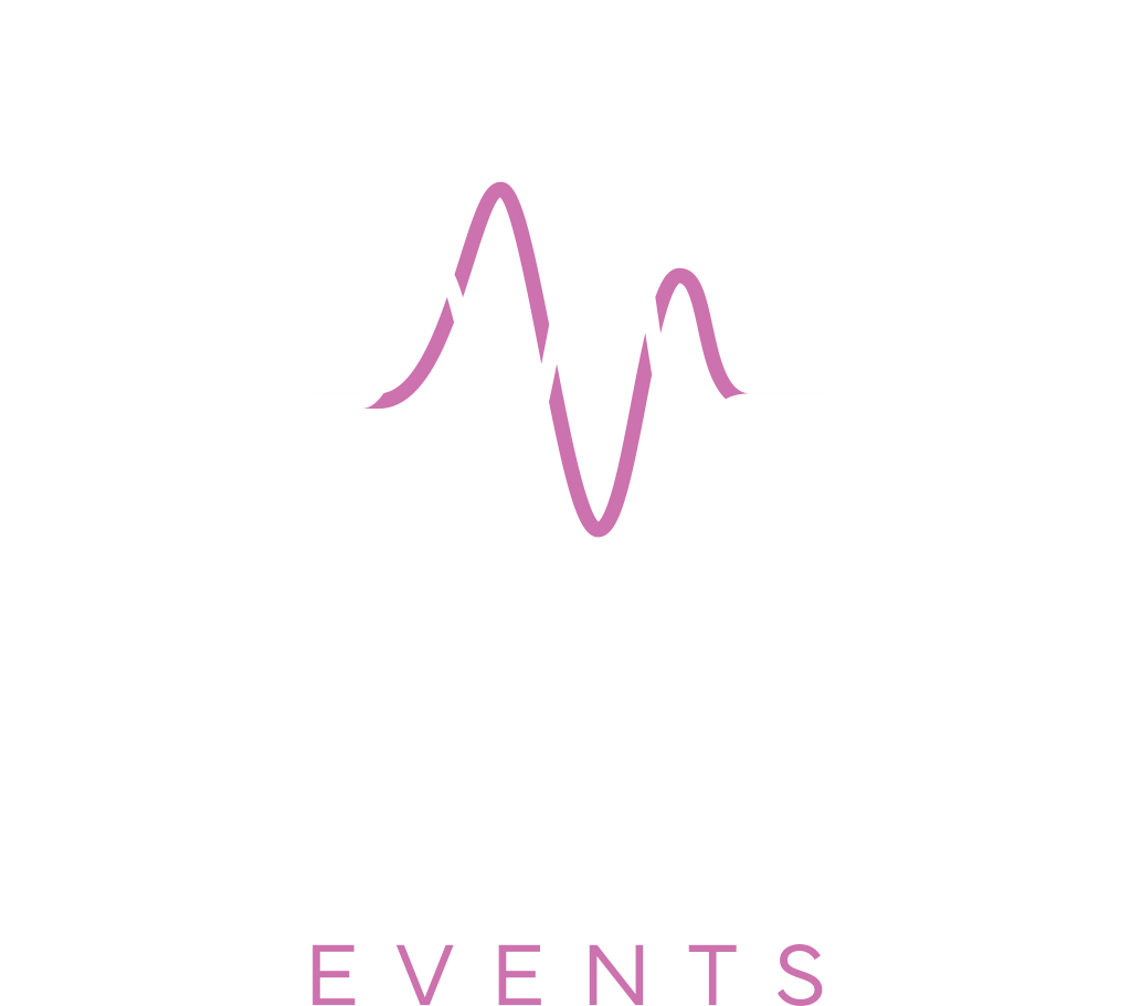 Heart Beat Events Stacked Logo Transparent Background.